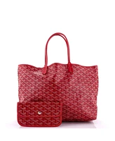 Pre-Owned Goyard Pm Saint Louis Tote Coated Canvas