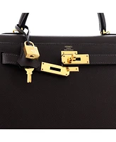 Pre-Owned HERMES Kelly Handbag Epsom with Gold Hardware