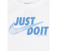 Nike Baby Girls Dri-fit Swoosh Motion T-Shirt & Shorts, 2 Piece Set