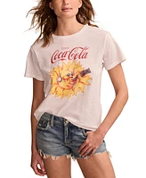 Lucky Brand Women's Coca-Cola Stay Cool Boyfriend T-Shirt