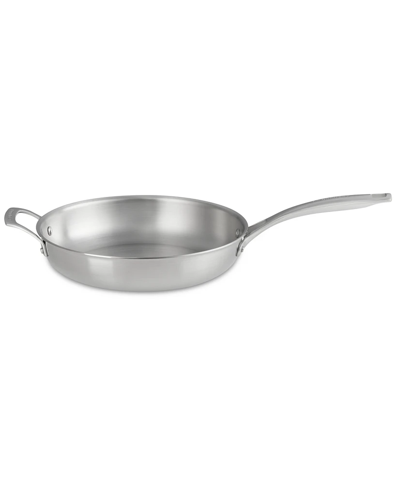 Le Creuset Essential Stainless Steel Shallow Round Frying Pan, 11"