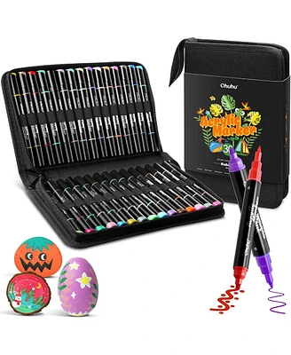 30ct Acrylic Paint Round/Fine Dual Tip Pens Y30-80601-08
