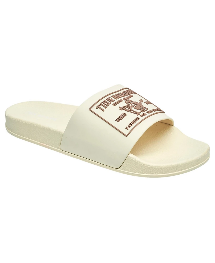 True Religion Men's Kendrick Logo Slide