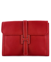 Pre-Owned HERMES Gm Jige Clutch Epsom