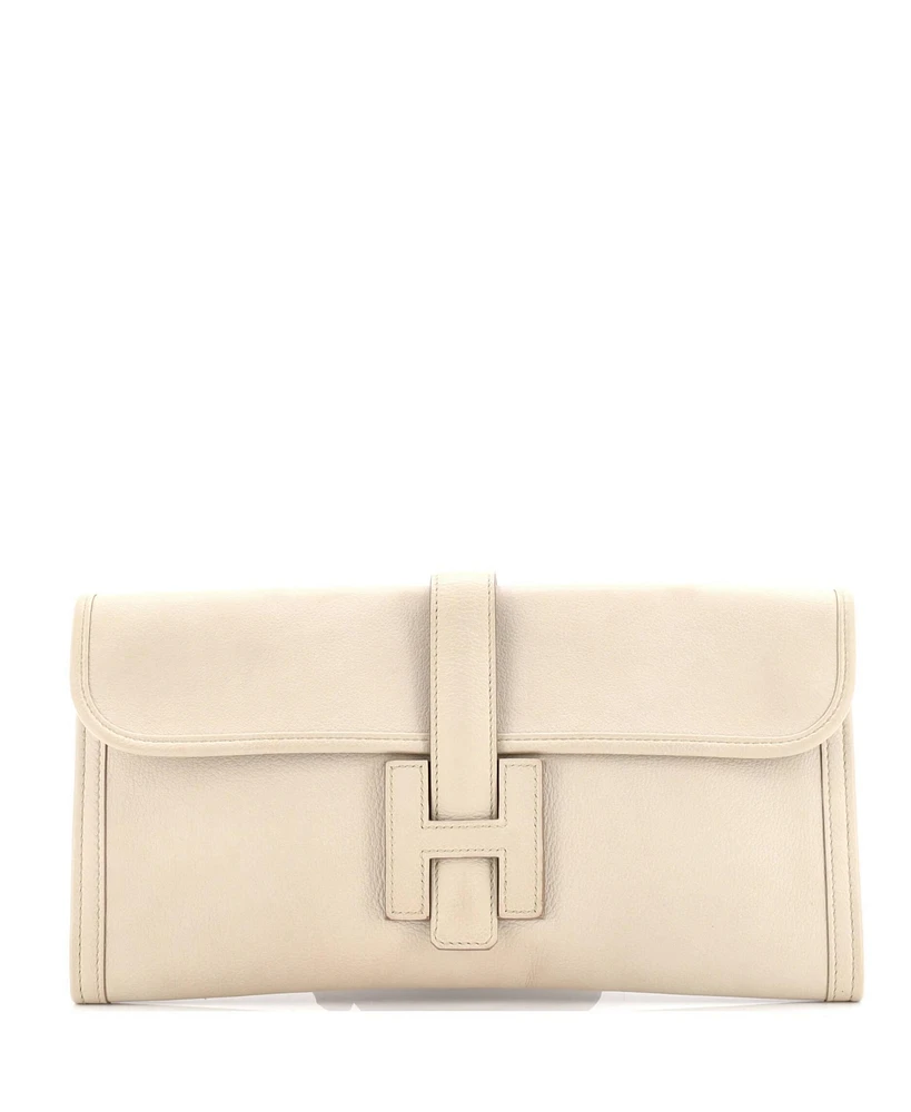 Pre-Owned HERMES 29 Jige Elan Clutch Evercolor