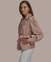 Donna Karan New York Women's Textured Belted Jacket