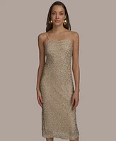 Donna Karan New York Women's Beaded Slip Dress