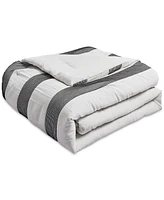 Rachel Roy Chenille Stripe -Pc. Comforter Set