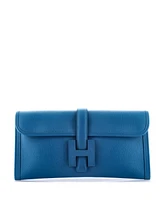 Pre-Owned Hermes 29 Jige Elan Clutch Epsom