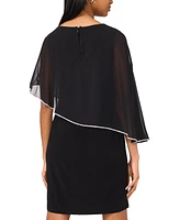 Msk Petite Capelet Shift Dress