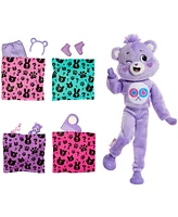 Barbie Cutie Reveal Care Bears Series Doll Accessories in Share Bear Plush Costume, 10 Surprises