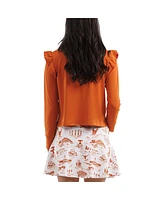 Smith & Quinn Women's Texas Orange Longhorns Tailgate Collection Grayson Top