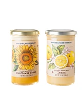 Savannah Bee Company Sunflower and Lemon Whipped Honey Gift Set, 12oz