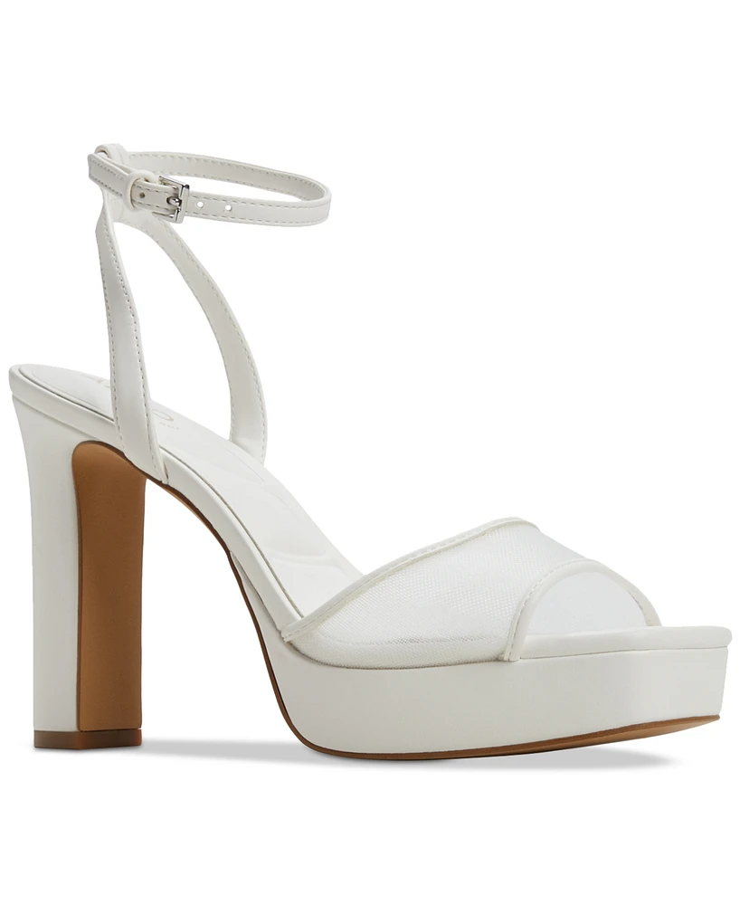 Aldo Women's Chicglimmer Two-Piece Plaform Dress Sandals