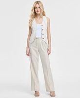 Jones New York Women's Pull-On Wide-Leg Pants