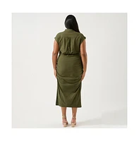 Estelle Plus Desert Whisperer Shirt Dress