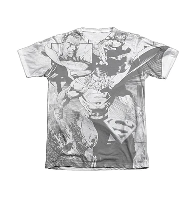 Superman Mens Power Within Adult 65/35 Poly/Cotton Short Sleeve Tee / T-Shirt