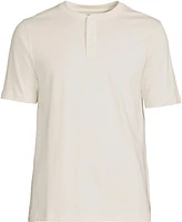 Lands' End Men's Short Sleeve Super-t Henley