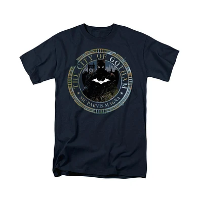 The Batman Mens (2022) Gotham Seal Short Sleeve Adult T-Shirt