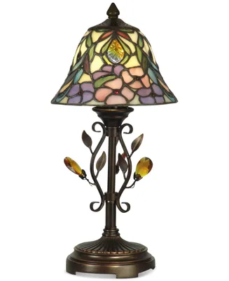 Dale Tiffany Crystal Peony Accent Table Lamp