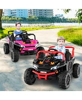 12V Kids Ride on Truck Off-Road Utv with Parental Remote and Lights