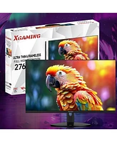 XGaming 27 Inch Monitor, 1080P Ultra Thin Frameless Computer Monitor 100Hz, 99% sRGB, Low Blue Light, Hdmi Vga Gamer Fhd Monitor Supports Vesa, Dual S