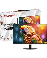 XGaming 27 Inch Monitor, Fhd 1080P 100Hz Frameless Computer Monitor, 99% sRGB, 1ms, Adaptive Sync Fast, Low Blue Light Eye Care Pc Monitor, Hdmi Vga G