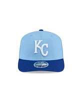 New Era Men's Light Blue Kansas City Royals 2025 Spring Training 9SEVENTY Stretch-Snap Hat