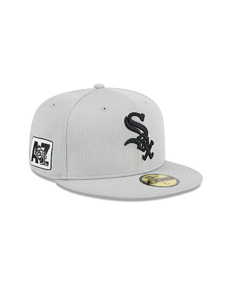 New Era Men's Gray Chicago White Sox 2025 Spring Training 59FIFTY Fitted Hat