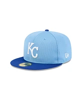 New Era Men's Light Blue Kansas City Royals 2025 Spring Training 59FIFTY Fitted Hat