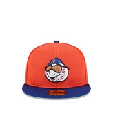 New Era Men's Orange York Mets 2025 Spring Training 59FIFTY Fitted Hat