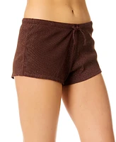 Salt + Cove Juniors' Metallic Swim Shorts, Exclusively at Macy's