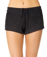 Salt + Cove Juniors' Metallic Swim Shorts, Exclusively at Macy's