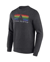 Philcos Men's Pink Floyd Heather Black Graphic Pullover Sweatshirt