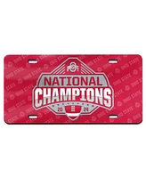 Wincraft Ohio State Buckeyes College Football Playoff 2024 National Champions Laser Cut Acrylic License Plate