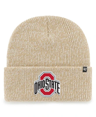 '47 Brand Men's Khaki Ohio State Buckeyes College Football Playoff 2025 National Championship Game Cuffed Knit Hat with Pom