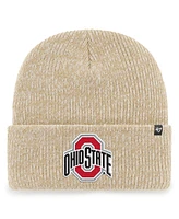 '47 Brand Men's Khaki Ohio State Buckeyes College Football Playoff 2025 National Championship Game Cuffed Knit Hat with Pom