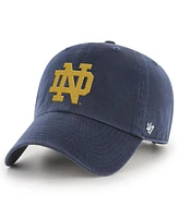 '47 Brand Men's Navy Notre Dame Fighting Irish College Football Playoff 2025 National Championship Game Clean Up Adjustable Hat