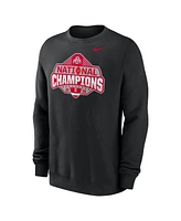 Nike Men's Black Ohio State Buckeyes College Football Playoff 2024 National Champions Logo Pullover Sweatshirt