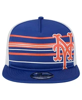 New Era Men's Royal New York Mets 9FIFTY A-Frame Trucker Snapback Hat