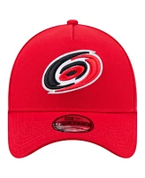 New Era Men's Red Carolina Hurricanes Core A-Frame 9FORTY Adjustable Hat