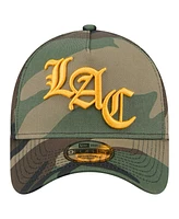 New Era Men's Camo Los Angeles Chargers Mystic Camo A-Frame 9FORTY Adjustable Hat