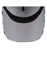 New Era Men's Hunter Green/Cream Milwaukee Bucks Tip Off A-Frame Trucker 9FORTY Adjustable Hat