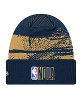 New Era Men's Navy New Orleans Pelicans Tip-Off Cuffed Knit Hat