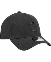 New Era Men's Charcoal Chicago Cubs Logo Essentials 9FORTY A-Frame Adjustable Hat