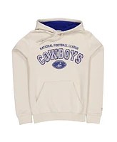New Era Men's Cream Dallas Cowboys Historic Pullover Hoodie