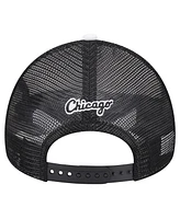 New Era Men's White/Black Chicago White Sox Spring Training Circle Foam A-Frame 9FORTY Trucker Adjustable Hat