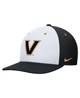 Nike Men's White/Black Vanderbilt Commodores Pro Performance Snapback Hat