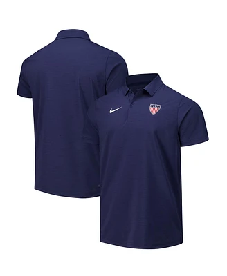 Nike Men's Navy Team Usa Woven Performance Polo