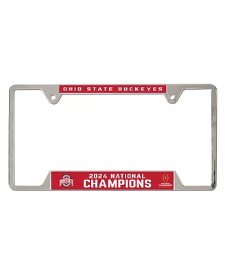 Wincraft Ohio State Buckeyes College Football Playoff 2024 National Champions Metal License Plate Frame